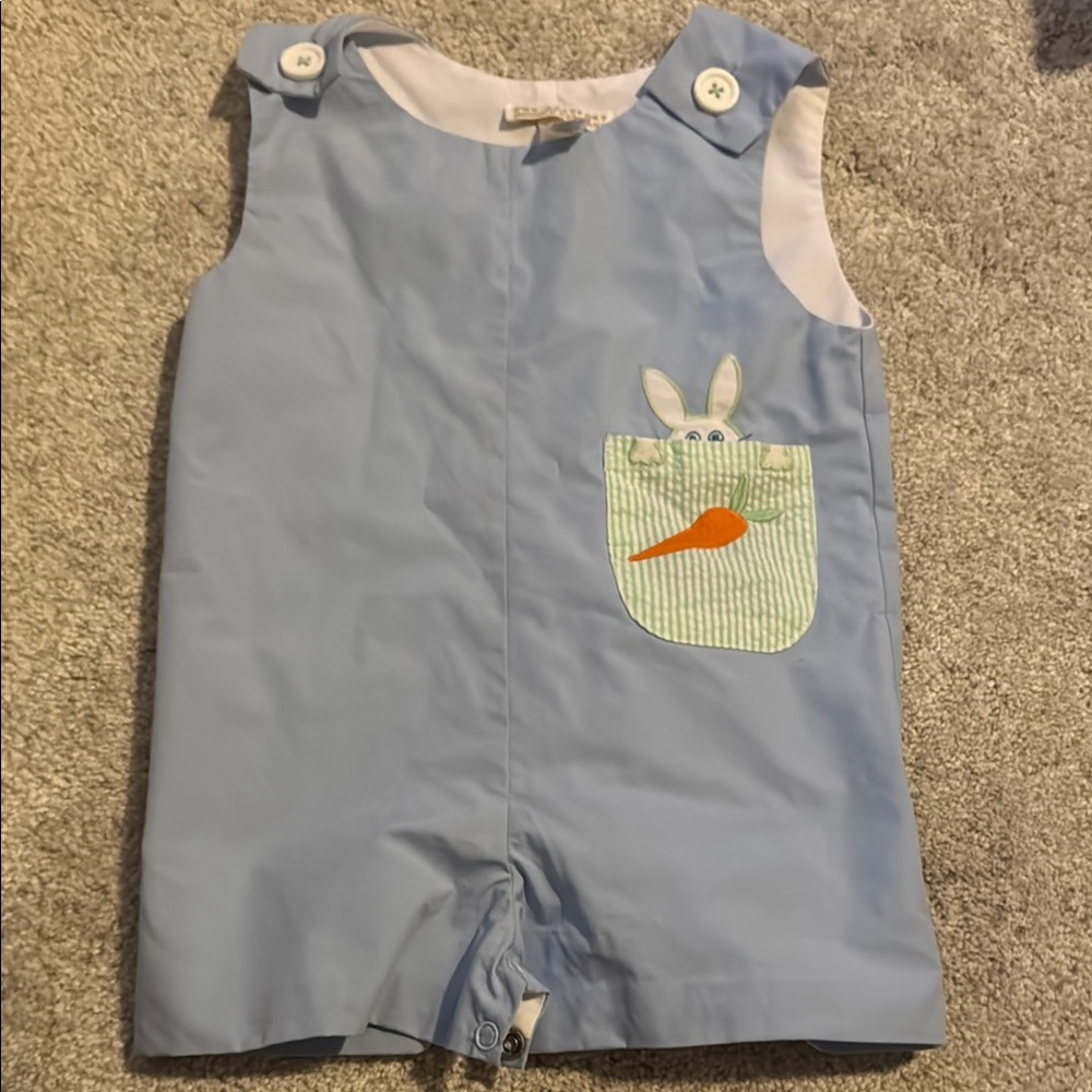 The Beaufort Bonnet Company Light Blue Baby Outfit